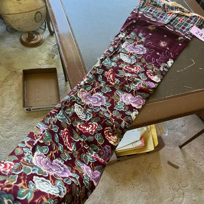 Maroon Floral Print