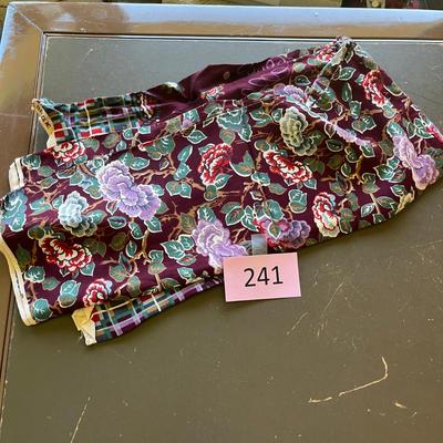 Maroon Floral Print