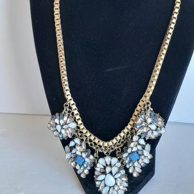 Talbots faux gemstone necklace