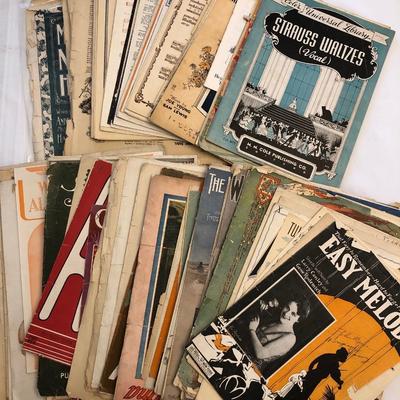 Huge Lot of Sheet Music