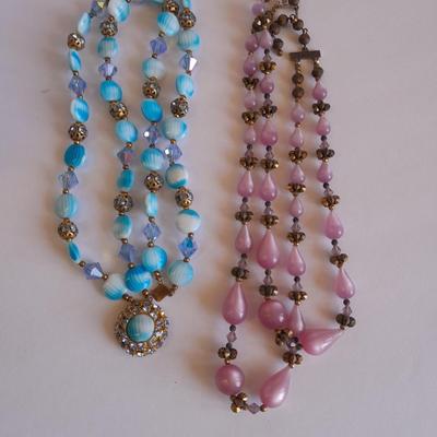 Two vintage necklaces