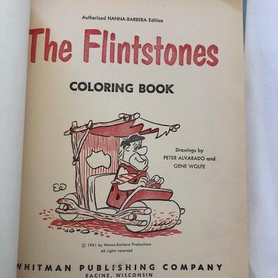 Three Vintage Coloring Books