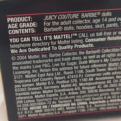 Juicy Couture Collectible Gold Label Barbies (GR-BBL)
