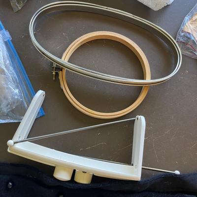 Vintage sewing items.
