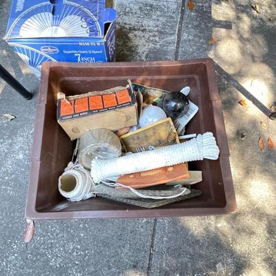 Tools and Nativity figurines