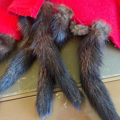 Coat pieces w/ Mink Tails