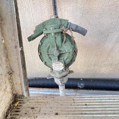 Ladders Wheel barrel and pump