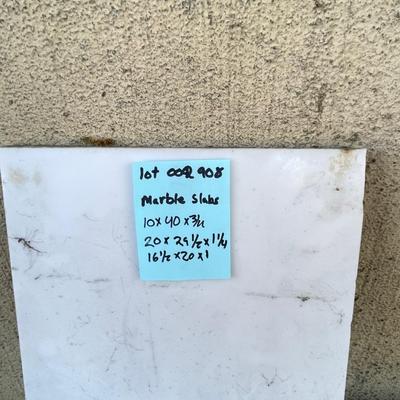 Marble slabs