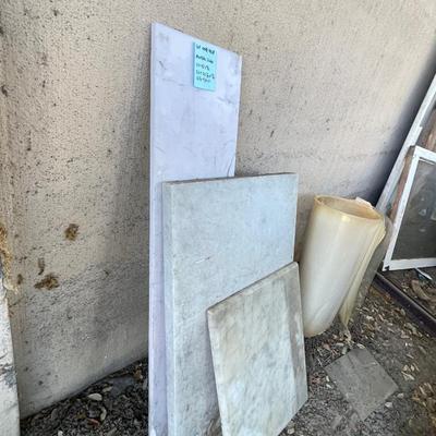 Marble slabs