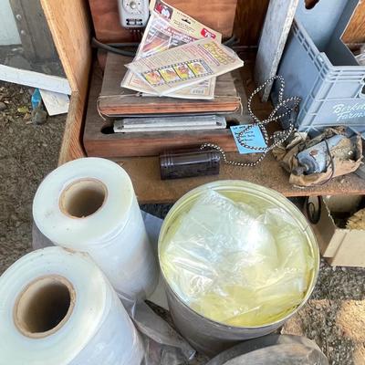 Vintage home fixtures and supplies