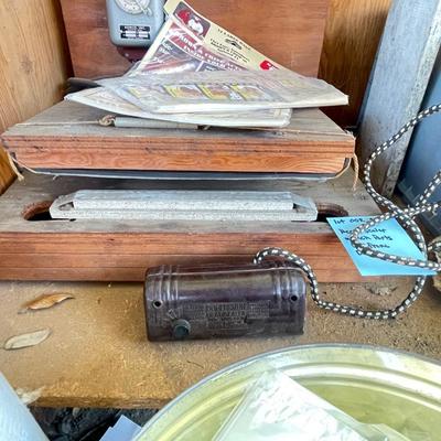 Vintage home fixtures and supplies