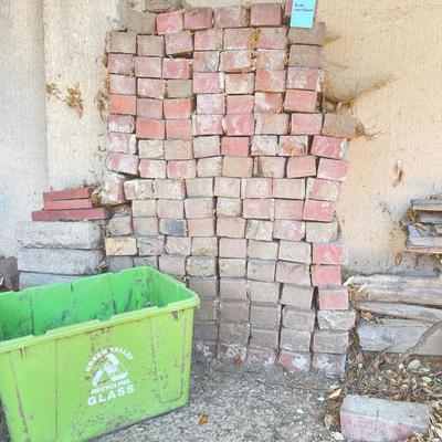 Seasoned bricks, cedar and redwood
