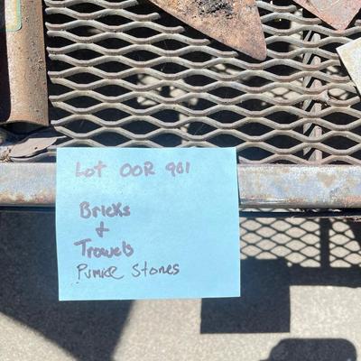 Bricks and pumice stones