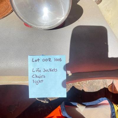 Chairs and safety vests