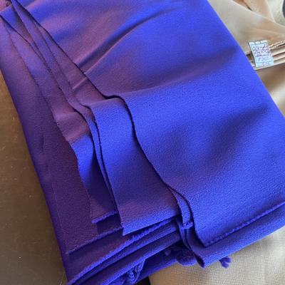 Yardage of solid color material