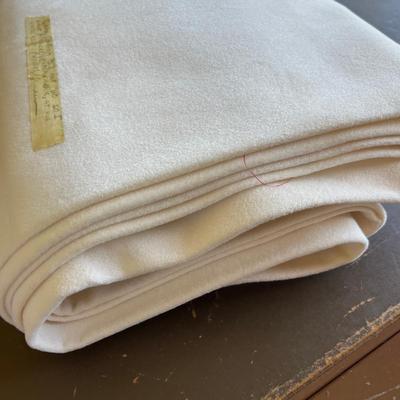 Yardage of white material