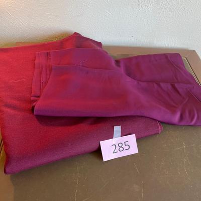 Lots of purple material