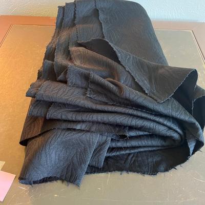 Black textured material
