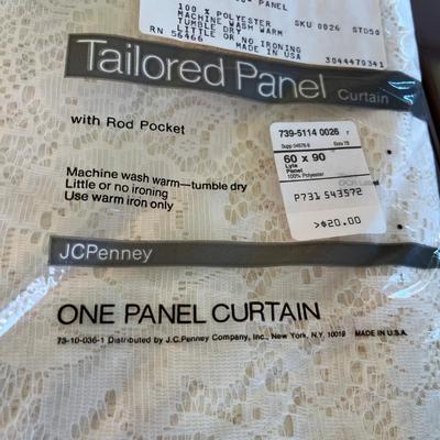 JC Penny Lace Curtains NIP