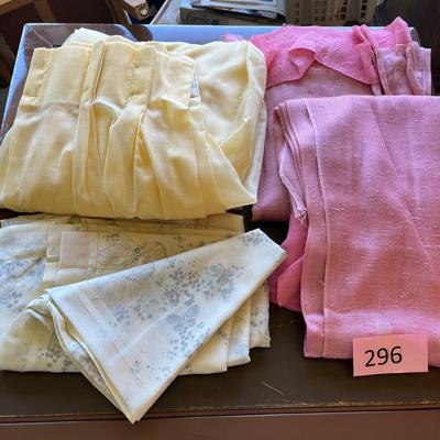 Lot of curtains