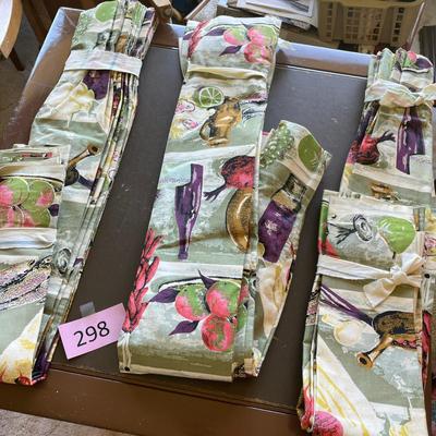 Funky Vintage Kitchen Curtains