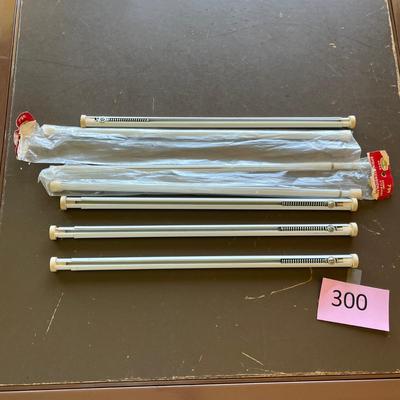Small tention rod curtain rods