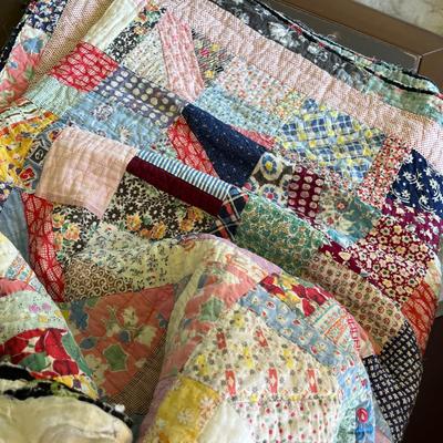 Vintage Full size quilt AS IS