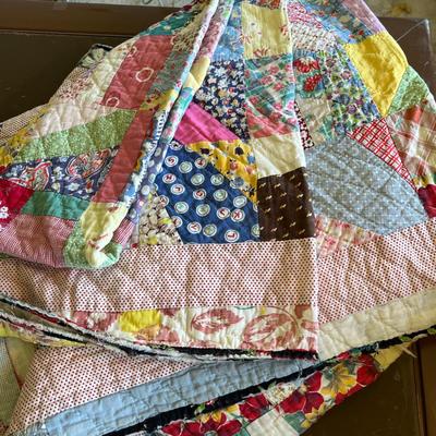 Vintage Full size quilt AS IS