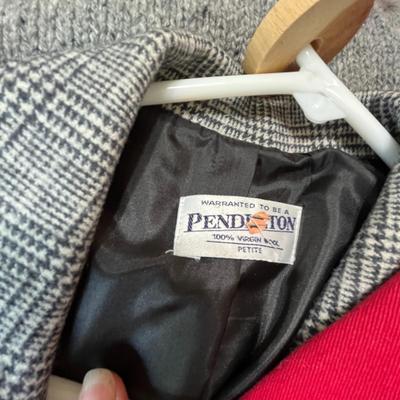 Pendleton Blazer, Denim Jackets and Mock Neck