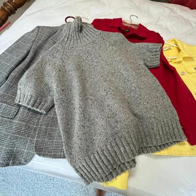 Pendleton Blazer, Denim Jackets and Mock Neck