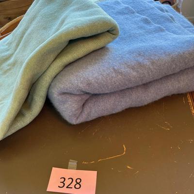 Two vintage blankets