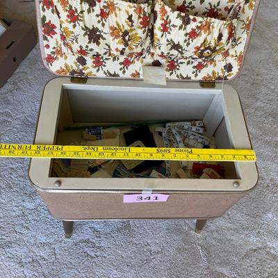 Padded stool Sewing Cabinet