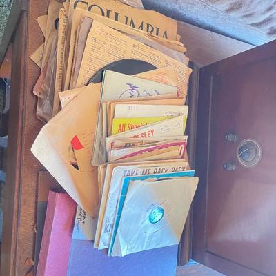 Records and record player