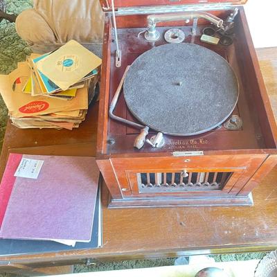 Records and record player