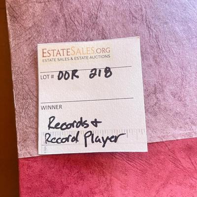 Records and record player