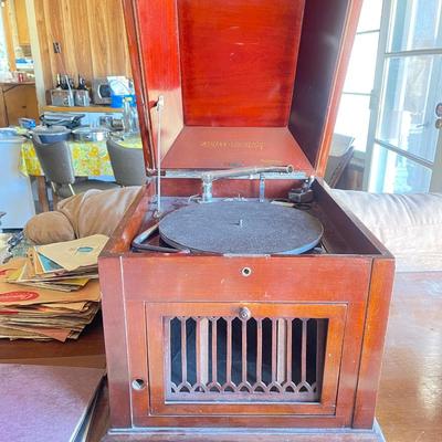 Records and record player