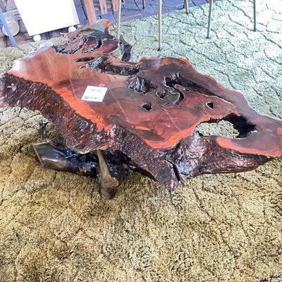 Natural edge, coffee table