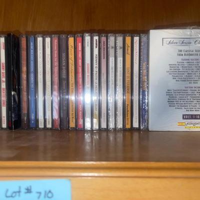 Contents of shelves, cds