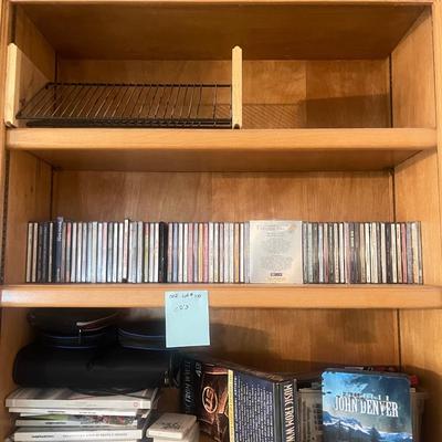 Contents of shelves, cds