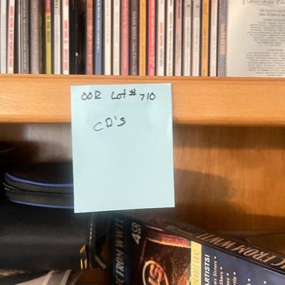 Contents of shelves, cds