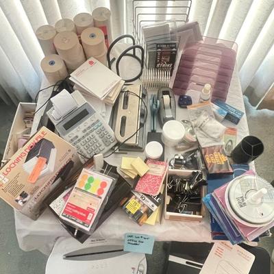 Office supplies and shredders