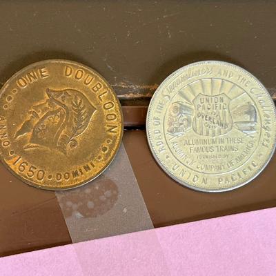 Union Pacific Pen/Pencil set w/ coins