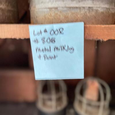 Metal, milking cans