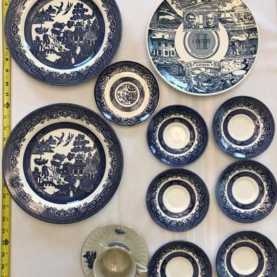 Blue Willow and Commemorative Greeley Centennial Collection