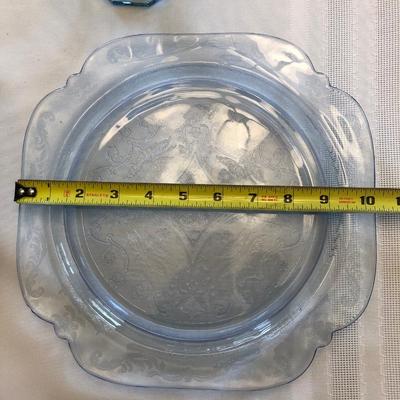 More Blue Fostoria Glass