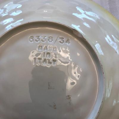 Ladies Home Journal Metal Serving Tray and Large Ceramic Bowl
