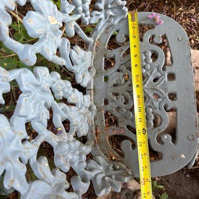 Vintage Wrought Iron Grape & Leaf Vine Lawn Furniture