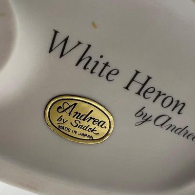 Vintage Andrea by Sadek White Heron Figurines