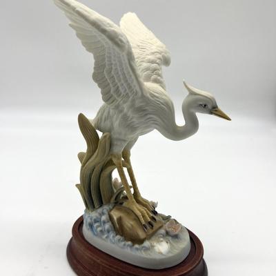 Vintage Andrea by Sadek White Heron Figurines
