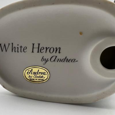 Vintage Andrea by Sadek White Heron Figurines